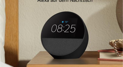 Der neue Amazon Echo Spot (2024), smarter Wecker mit sattem Klang und Alexa, Schwarz mit 42% Rabatt inkl. Versand!