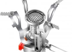 Prime: Faltbarer Campinggaskocher 3000W mit Piezozündung für 7,99€