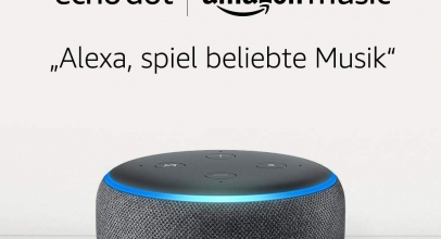 Amazon Music Unlimited+Echo Dot (3rd Gen) für 10,98€ (9,99€/Monat danach)
