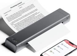 Phomemo Portable Drucker, M08F Bluetooth Mobiler Tragbarer Drucker A4 unterstützt 210x297mm A4 Thermopapier, Wireless No-Ink Reisedrucker, kompatibel mit Android und iOS für Unterwegs & Laptop mit 31% Rabatt inkl. Versand!