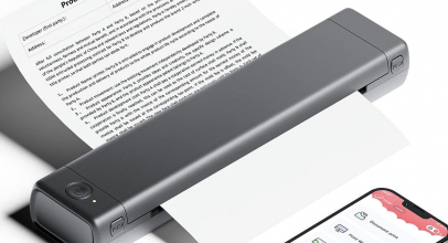 Phomemo Portable Drucker, M08F Bluetooth Mobiler Tragbarer Drucker A4 unterstützt 210x297mm A4 Thermopapier, Wireless No-Ink Reisedrucker, kompatibel mit Android und iOS für Unterwegs & Laptop mit 31% Rabatt inkl. Versand!