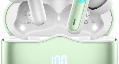 xinwld Bluetooth Kopfhörer, Kabellos Bluetooth 5.3 – In Ear Kopfhörer mit 4 ENC Noise Cancelling Mic, 40Std, IP7 Wasserdichte Ohrhörer, Grün mit 77% Rabatt!