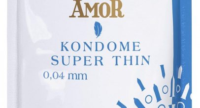 AMOR Premium 100 Stück Kondome Super Thin 0.04 mm, Ø 53 mm mit 63% Rabatt!