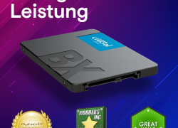 Crucial BX500 SATA SSD 1TB, 2,5″ Interne SSD Festplatte, bis zu 540MB/s, 1TB SSD kompatibel mit Laptop und Desktop (PC), 3D NAND, Dynamische Schreibbeschleunigung mit 40% Rabatt inkl. Versand!
