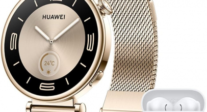 HUAWEI WATCH GT 4 41mm Smartwatch, Bis zu 7 Tage Akkulaufzeit, Android und iOS, Kalorienmanagement, Professionelles Gesundheitsmanagement, SpO2, GPS, Deutsche Version, Hellgold + FreeBuds SE 2 mit 19% Rabatt!