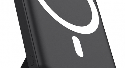 AOGUERBE Wireless Power Bank, 10000mAh Faltbarer Magnetische Powerbank Mini PD 22,5W Schnellladen mit LED Display, Kompatibel mit MagSafe (Schwarz) mit 23% Rabatt!