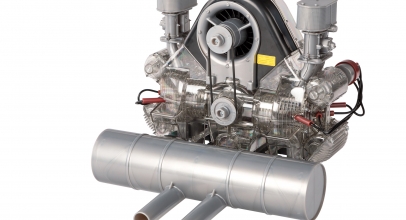 Porsche Carrera-Rennmotor Funktionsmodell (Maßstab 1:3) für 129€