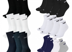 19x Puma Socken (10x Classic Sport & 9x Quarter Clyde + 1 Paar Gratis) für 31,49€