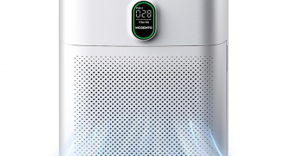 MORENTO Luftreiniger Allergiker mit HEPA Luftfilter gegen von Staub, Pollen und Tierhaare, CADR 300m/h für 100m Raucherzimmer 24dB Timer mit 60% Rabatt inkl. Versand!