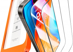 TORRAS 2x iPhone 14 Pro Max/iPhone 15 Plus Schutzglas 9H+ Panzerglas (unzerstörbar bruchsicher) mit 15% Rabatt!