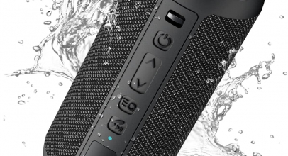 Ortizan Bluetooth Lautsprecher mit Licht, Musikbox Tragbare Bluetooth Box mit IPX7 wasserdicht, Dualen Bass-Treibern, 30h Akku, Freisprechfunktion mit 35% Rabatt!