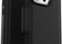 OtterBox Strada Hülle für iPhone 15 Pro für MagSafe, stoßfest, sturzsicher, Premium Lederfolio mit zwei Kartenhaltern, 3x getestet nach Militärstandard, Schwarz mit 47% Rabatt!