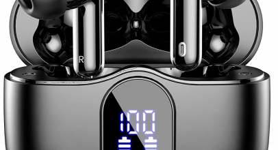 Bluetooth Kopfhörer, Kabellos Bluetooth 5.3 Sport In Ear Kopfhörer mit 4 Mikrofone, 40 Std. Spielzeit, LED-Anzeige, ENC Lärmreduzierung, HiFi Stereo Ohrhörer mit 69% Rabatt!