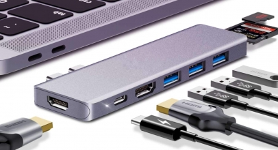 ANWIKE MacBook Pro und MacBook Air USB-C Hub für 25,50€