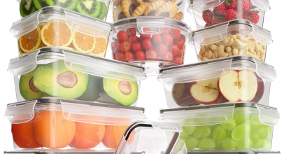 Withosent Frischhaltedosen mit Deckel 32-teiliges (16 Behälter+16 Deckel), Vorratsdosen Luftdicht Kunststoff, Gefrierdosen, Aufbewahrungsbox (1L/840ml/700ml/550ml/ 350ml) mit 54% Rabatt!