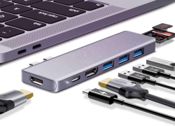 ANWIKE: USB-C Hub (8in1) (HDMI, 4K, SD Kartenleser) Macbook Pro/Air für 39,99€