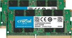 Crucial 32GB (16GB x2) Speicher Kit (DDR4, 2666 MT/s, PC4-21300, SODIMM, 260-Pin) für 87,99€