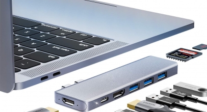 ANWIKE USB-C HUB (Dual Display, 8 in 1, USB-C auf HDMI Adapter für MacBook Pro, MacBook Air) für 25,99€ (statt 70€)