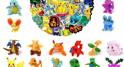 24 Anime Mini Figuren + 50 Anime Sticker Set für 14,50€