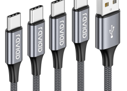 RAVIAD USB C Kabel [4Pack 0.5M 1M 2M 3M] 3.1A Ladekabel USB C Schnellladekabel Nylon USB C Ladekabel mit 38% Rabatt!