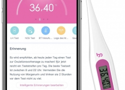 Basalthermometer zur Zykluskontrolle mit gratis App (iOS & Android) für 6,99€
