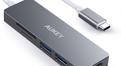 AUKEY Dealz – z.B: AUKEY CB-C72 Multiport-USB-C-Hub (spacegrau) für 23,99€
