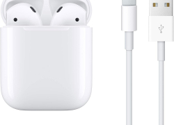 Apple AirPods 2. Generation mit Ladecase, In-ear Bluetooth Kopfhörer, weiß mit 27% Rabatt inkl. Versand!