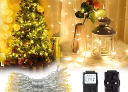 100er LED Lichterkette (10m) für 7,49€