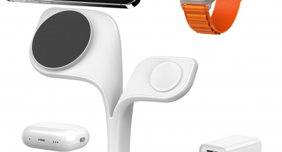 EXW Wireless Charger für Magsafe Ladegerät, Kompatibel mit iPhone 12/13/14 Serie, Apple Watch 8/7/6/5/4/3/2/SE und AirPods 3/2/Pro (Weiß) mit 40% Rabatt!