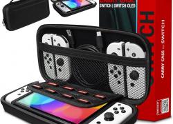 Orzly Tragetasche Kompatibel mit Nintendo Switch und New Switch OLED-Konsole – Schwarz mit 28% Rabatt!