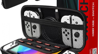 Orzly Tragetasche Kompatibel mit Nintendo Switch und New Switch OLED-Konsole – Schwarz mit 28% Rabatt!