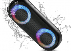 NOTABRICK Bluetooth Lautsprecher mit RGB Licht – Tragbare Musikbox 30W True Wireless Stereo, 24h Akku, IPX7 Wasserdicht mit 73% Rabatt!