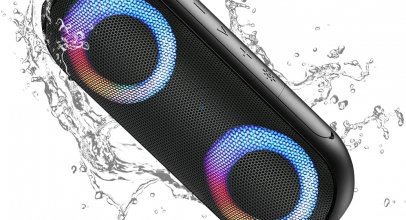 NOTABRICK Bluetooth Lautsprecher mit RGB Licht – Tragbare Musikbox 30W True Wireless Stereo, 24h Akku, IPX7 Wasserdicht mit 73% Rabatt!