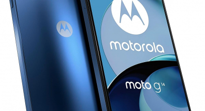 Motorola moto g14 Smartphone (6,5″-FHD+-Display, 50-MP-Kamera, 4/128 GB, 5000 mAh, Android 13) Sky Blue, inkl. Schutzcover mit 30% Rabatt + versandkostenfrei!