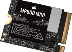 Corsair MP600 Mini 1TB M.2 NVMe PCIe x4 Gen4 2 SSD – M.2 2230 – Bis zu 4.800MB/Sek. Sequentielles Lesen – Hohe Dichte 3D TLC NAND Schwarz mit 26% Rabatt inkl. Versand!
