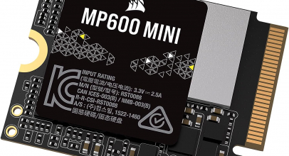 Corsair MP600 Mini 1TB M.2 NVMe PCIe x4 Gen4 2 SSD – M.2 2230 – Bis zu 4.800MB/Sek. Sequentielles Lesen – Hohe Dichte 3D TLC NAND Schwarz mit 26% Rabatt inkl. Versand!