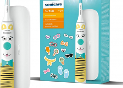 Philips Sonicare For Kids elektrische Zahnbürste – Design a Pet Edition – mit besonderen Tieraufklebern für Kinder, schmales Reiseetui und USB-Ladegerät mit 36% Rabatt!