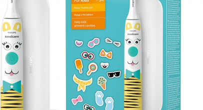 Philips Sonicare For Kids elektrische Zahnbürste – Design a Pet Edition – mit besonderen Tieraufklebern für Kinder, schmales Reiseetui und USB-Ladegerät mit 36% Rabatt!