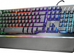 Trust Gaming GXT 860 Thura Halbmechanische LED-Tastatur (Deutsches QWERTZ Layout, RGB-Beleuchtung, Anti-Ghosting), Regenbogenwellen-Beleuchtung mit 66% Rabatt inkl. Versand!