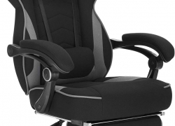 WOLTU Gaming Stuhl, Atmungsaktiv, Ergonomisch mit Lendenkissen, PC-Stuhl mit Fußstütze & Große Rückenlehne & Sitzfläche für große Personen mit 31% Rabatt!