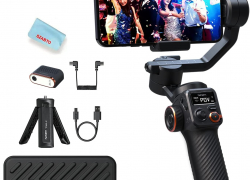 Hohem iSteady M6 Kit Smartphone Gimbal Stabilisator 3-Achsen mit Magnetischer AI-Tracker Fill Light für iPhone Android mit 0,91 Zoll OLED-Display Max. Traglast 400g mit 20% Rabatt inkl. Versand!