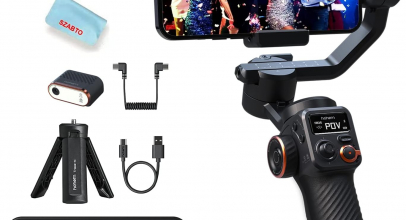 Hohem iSteady M6 Kit Smartphone Gimbal Stabilisator 3-Achsen mit Magnetischer AI-Tracker Fill Light für iPhone Android mit 0,91 Zoll OLED-Display Max. Traglast 400g mit 20% Rabatt inkl. Versand!