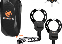 E Scooter Schloss + Wasserdichte Tasche, Fahrrad Schloss, Diebstahlsicher, Handschellenschloss, Hohe Sicherheit Schlösser für Scooter Roller/E-Bike/Motorrad mit 37% Rabatt inkl. Versand!