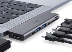 AUKEY-Produkte dank Gutscheine reduziert – z.B. AUKEY USB C Hub 7 in 1 Adapter für 34,99€