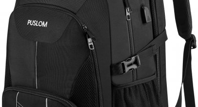 Extra Großer Rucksack Unisex 55L Wasserdicht – 18.4 Zoll Laptoptasche mit USB Ladeanschluss, Anti Diebstahl Business Reisen, Schwarz mit 44% Rabatt!