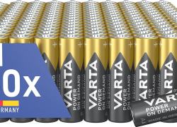 VARTA Batterien AA, 150 Stück, Power on Demand, Alkaline, 1,5V, Vorratspack, smart, flexibel, leistungsstark – Made in Germany für 39,59€ inkl. Versand!