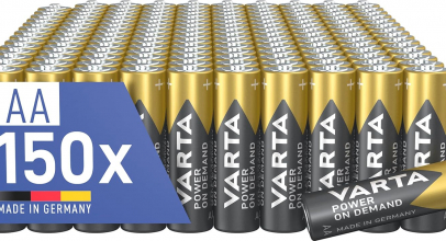 VARTA Batterien AA, 150 Stück, Power on Demand, Alkaline, 1,5V, Vorratspack, smart, flexibel, leistungsstark – Made in Germany für 39,59€ inkl. Versand!