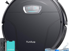 HONITURE Saugroboter mit Wischfunktion,G20 Pro Staubsauger Roboter mit 4500Pa Starke Saugkraft, 7,6 cm Roboterstaubsauger mit APP Steuerung 180 Min Laufzeit (Ideal Tierhaare, Teppiche und Hartböden) mit 40% Rabatt!