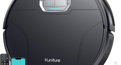 HONITURE Saugroboter mit Wischfunktion,G20 Pro Staubsauger Roboter mit 4500Pa Starke Saugkraft, 7,6 cm Roboterstaubsauger mit APP Steuerung 180 Min Laufzeit (Ideal Tierhaare, Teppiche und Hartböden) mit 40% Rabatt!