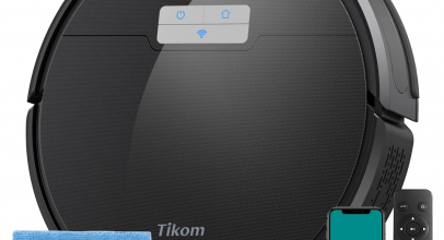 Tikom G8000 Pro Saugroboter mit Wischfunktion 2 in 1, Staubsauger Roboter, 4500Pa Starke Saugkraft Roboterstaubsauger, Selbstaufladend, WLAN, 150Mins Max, Ideal für Tierhaare, Teppich, Hartboden mit 20% Rabatt inkl. Versand!
